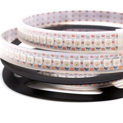 0.5m-5m DC5V WS2812B Waterproof Addressable Pixel LED Light Strip Full Color Personality Soft Smart Home Outdoor Decoration
