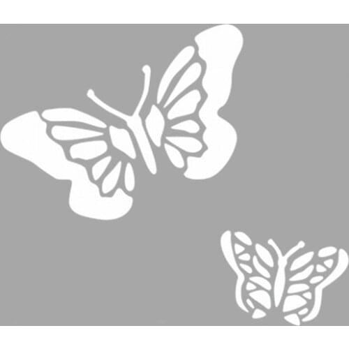 Artikel Dual Butterfly Stencil Design 30x30 cm wall graphics gráficos de parede настенная графика