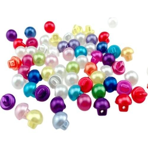 HL 50/150pcs 10mm Candy Color Acrylic Buttons Shank Childrens Buttons DIY Apparel Sewing Accessories