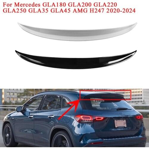 For Mercedes Benz GLA180 GLA200 GLA220 GLA250 GLA35 GLA45 AMG LINE H247 2020-2024 Car Styling Rear Trunk Spoiler Tail Wing Lip