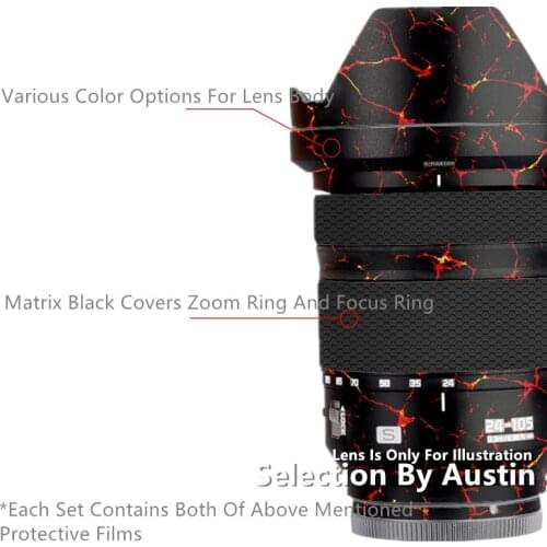 Anti-scratch Lens Skin Decal Guard For Lumix 24-105 F4 MACRO S Wrap Film Sticker Protector Wear Cover