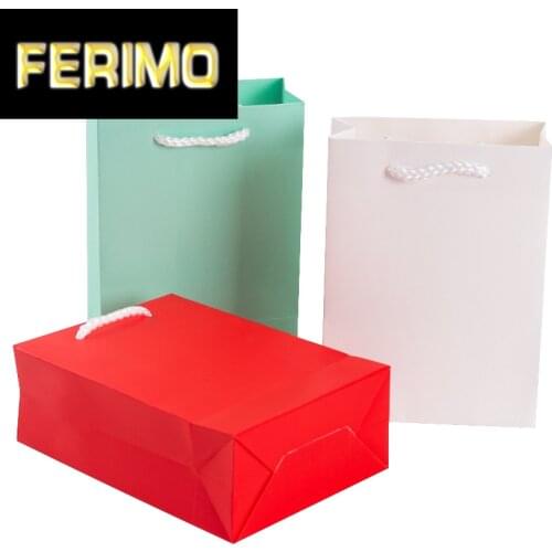 10 Pcs 12x16cm Little Gift Bag With Handles Decoration Paper Gift Bag For Jewelry Birthday Decoration Wedding Party Supply