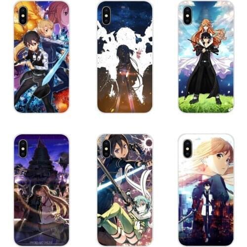 Accessories Phone Cases Covers Anime Sword Art Online For Samsung Galaxy S2 S3 S4 S5 Mini S6 S7 Edge S8 S9 S10E Lite Plus