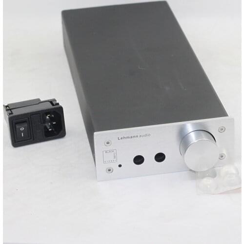 Mini Size Earphone Case DIY All Aluminum Power Amplifier Supply Chassis Amp DAC Amplifier Housing Lehmann W118 H45 D278
