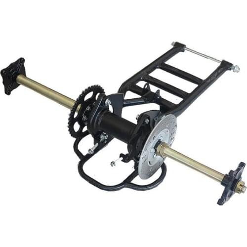 Retrofit of Three-wheeled Motorcycle to Four-wheeled Go-kart Beach Car Rear Axle Suspension Lengthened after Flat Fork 81cm Leng