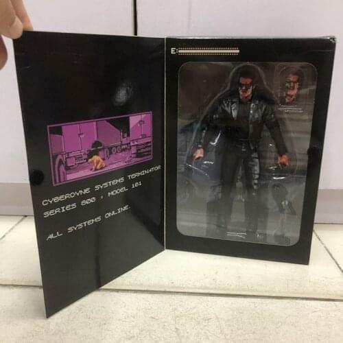 18cm New Game Version Figure Terminator 2 Judgment Day T-800 Arnold Schwarzenegger PVC Action Figure Model Toy Christmas Gift