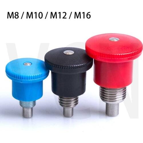 GN822 Index plungers Mini Indexes / Index Bolts/ spring dowel /locking screw M8 M10 M12 M16/ Plated OR stainless steel /IN STOCK