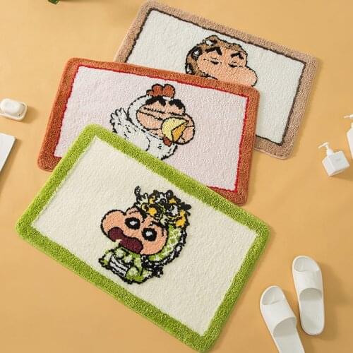 12 Chinese Zodiac Carpets Non-Slip Mat for Living Room Child Bedside Blanket Cartoon Animal Bath Entrance Door Absorbent Rugs