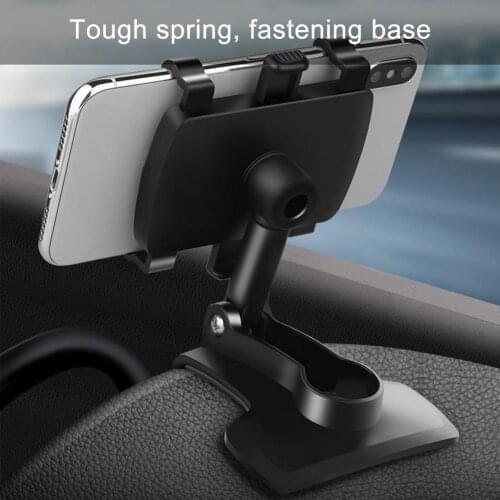 Cell Phone Mount Dashboard Anti-slip 360-degree GPS Bracket For 3-7 Inches Phones Car Interior Accessories Dropshipping