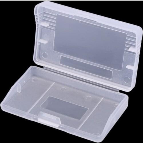 Good Quality for GBA Game Cards Cartridge Cases Plastic Material Transparent Plastic Game Cartridge Cases Storage Box Protector