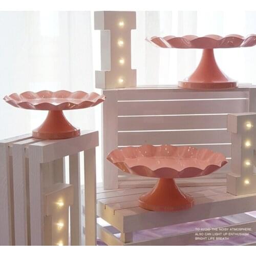 M17D Cake Holders Cupcake Stands Desserts Stand Cake Plate Cake Display Stands for Birthday Party Celebration Home Decoration