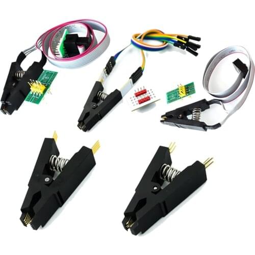 Programmer Test clip SOP8 Eight-pin BIOS clip Wide and narrow body 8-pin universal clip Adapter clip IC Socket Burning chip clip