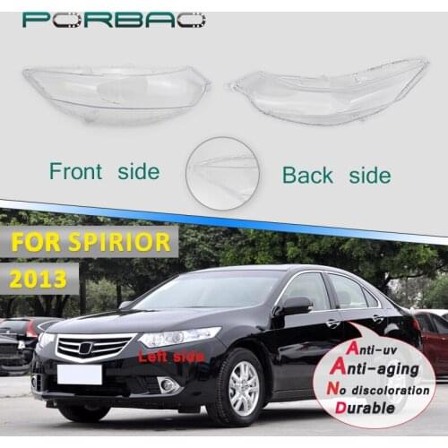 For Honda Spirior Headlight headlamp clear shell 09-13 Cover Headlight transparent Glass Lens Cover Plastic Replacement DIY