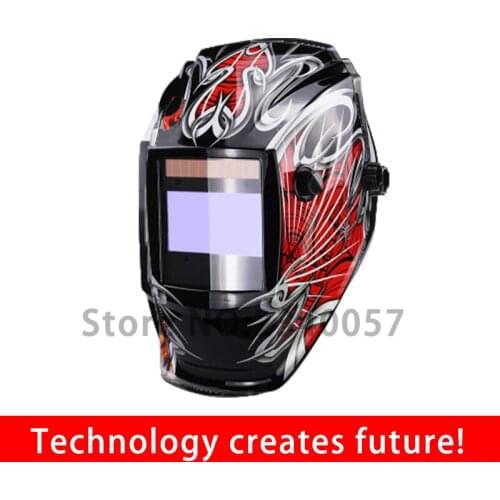 Large window welding cap welding helmet helmet automatic mask for solar energy automatic plasma cutting