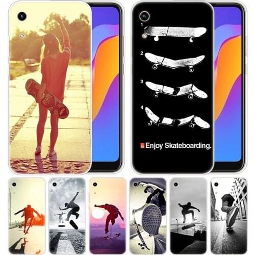 Luxury Silicone Case Skateboarders for Huawei Honor 9X 8A 7A 20 Pro 7X 8X 7S 8S 8 9 10 Lite View 20 20i 10i Play Fashion Cover