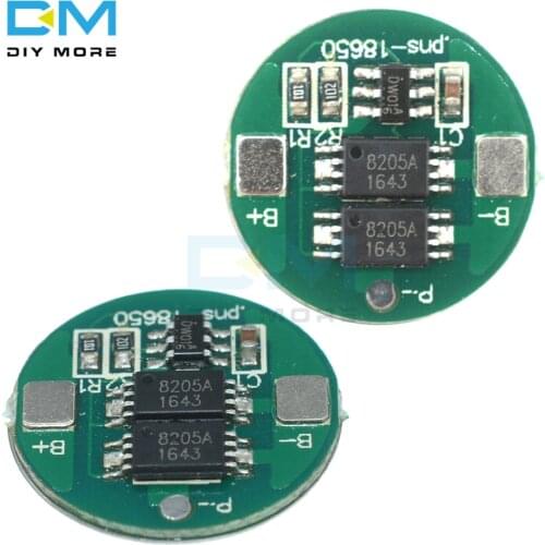 5PCS Dual MOS Battery Protection 18650 Lithium Li-ion Battery High Voltage Detection Circuit Module Board Overcurrent Detection