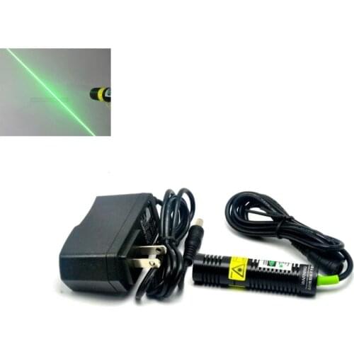 532nm 10mw Green Laser Diode Line Module 18x75mm With 5V 1A Power Adapter(US/EU/UK Type Optional