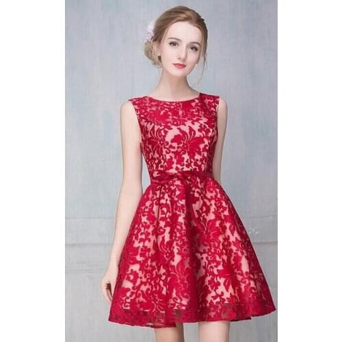 Free shipping 2021 new fashion vestidos robe de soiree Formal Elegant sexy Celebrity short red party prom gown Cocktail Dresses