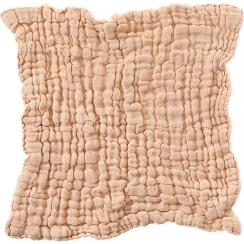 6 Layer Baby Handkerchief Soft Absorbent Gauze Burp Cloth Kids Wipe Cloth Newborn Face Towel Bibs