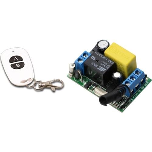 AC220V Wireless Remote Control Switch 1CH Relay Module Receiver Transmitter LED Lamp Lighting Power ON OFF Smart Home 315/433Mhz