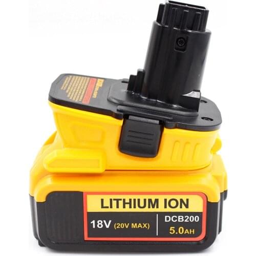 20V Battery Adapter DCA1820 for Dewalt 18V Tools Convert Dewalt 20V Lithium Battery for Dewalt 18V Battery DC9096 DE9098 DE9096