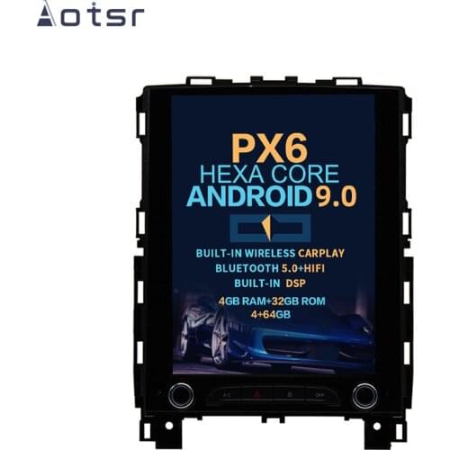 Aotsr Tesla 10.4“ Android 9.0 Vertical screen Car DVD Multimedia player GPS Navigation For Renault Koleos/Megane 4 2016-2018