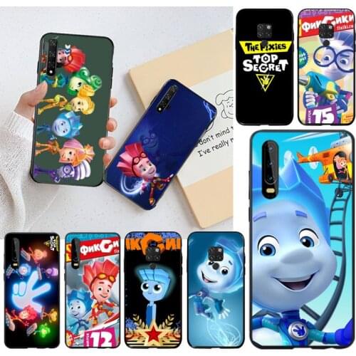 CUTEWANAN Russia Cartoon Fixiki Poster Phone Case cover Shell for Huawei P30 P20 lite Mate 20 Pro lite P Smart 2019 prime