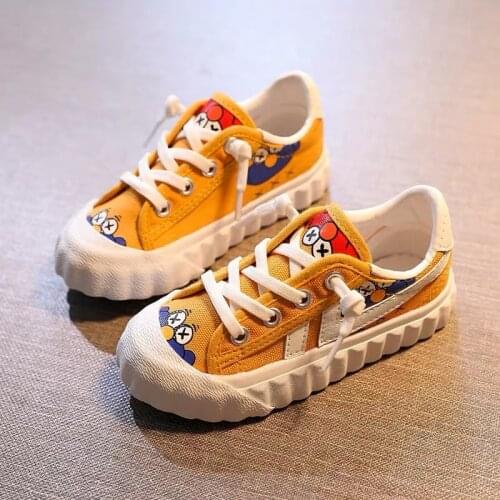 Children Canvas Shoes 2021 Spring And Autumn Girls Sneakers Breathable Boots Fashion Kids Shoes For Boys Casual Shoes Student