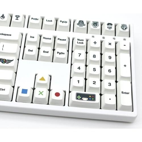 PBT keycaps 108 Key OEM Profile DYE SUB Personalized Game Player Theme Keycap For Cherry MX Switch Mechanical Keyboards