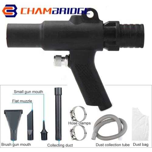 Pneumatic Air Duster Compressor Dual-purpose Function Air Vacuum Blow Suction Guns Kit Pneumatic Vacuum Cleaner Tool