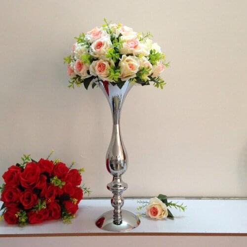 Metal Flower Vase Table Cenerpiece Wedding Props 10pcs/lot