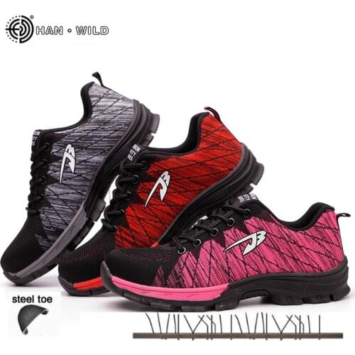 2019 Winter Work Shoes Men Fashion Lover Breathable Steel Toe Cap Shoe Couples Labor Insurance Puncture Proof Safety Boots