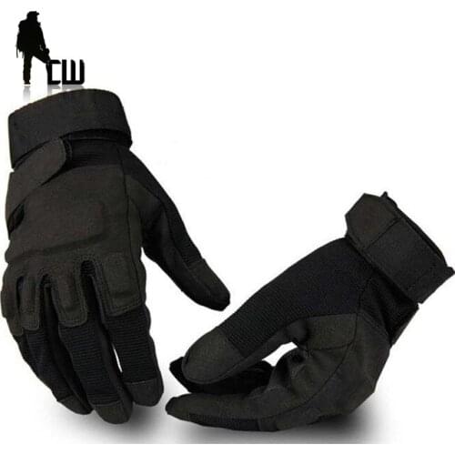 Hot Sale Man Tactical Gloves Polyester Fiber Protect Outdoors Gloves Mountaineering Wear Non-Slip Mittens Warm Winter Gloves