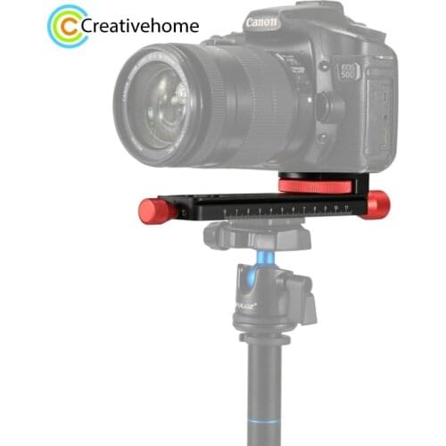 PULUZ Macro Focusing Rail Slider Close-up Shooting Tripod Head Quick Release Plate Holder