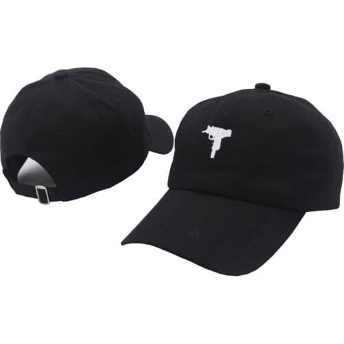 New Rare KYC Vintage UZI Gun Snapback Dad Hat Cap Printed Pink Baseball Cap Women Men Brand Hip Hop Sports Bones Male Female