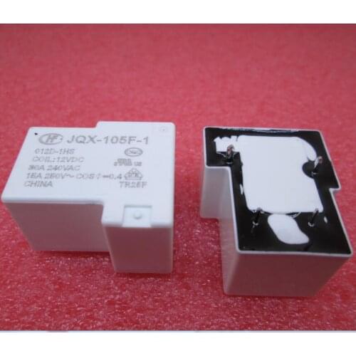 NEW relay JQX-105F-1 012D-1HS JQX-105F-1-012D-1HS HF105F-1 012D-1HS 12VDC DC12V 12V 15A 250VAC 4PIN