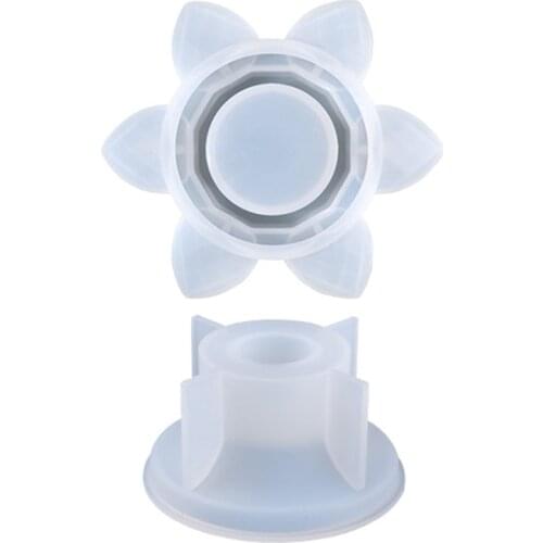 Lotus Tealight Candles Holders Resin Mold Gifts for Anniversaries Engagement Party New Year Elegant Home Decor Non-toxic