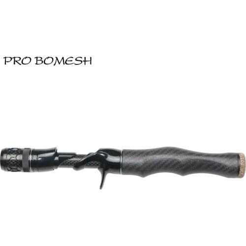Pro Bomesh 1Set 60.7g Casting Full Length Carbon Fiber Grip Handle Kit Trout Rod DIY Fishing Rod Building Component Accessory
