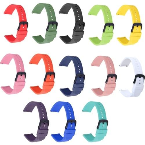 Silicone Wristwatch Band Strap Fashion Sport Adjustable Watchbands For Garmin Vivo Active3 / Forerunner 645 Replacement Strap