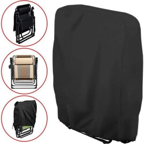 210D Oxford Cloth Outdoor Folding Reclining Chair Cover Outdoor Dustproof Sun Protection Waterproof Anti-UV Cushion For Chair