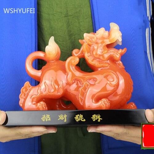 Traditional Home Feng Shui Resin Ornaments Living Room Wine Cabinet Lucky Money Decoration Housewarming Opening Gifts Crafts