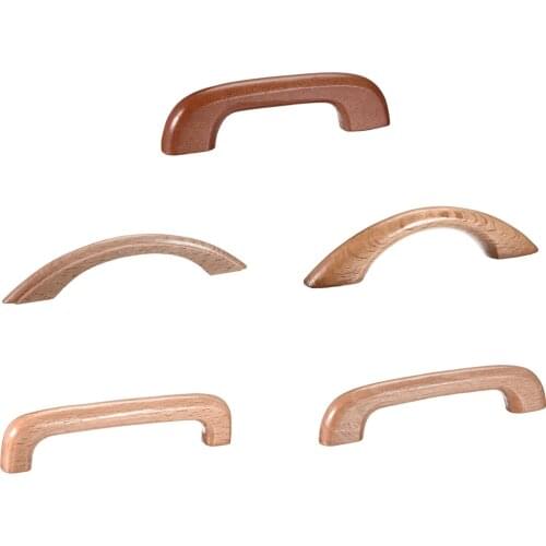Uxcell 5pcs 10pcs Wood Pull Handles 65mm 97mm Hole Distance Drawer Door Cabinet Pulls Length 91mm 95mm 109mm 120mm 125mm