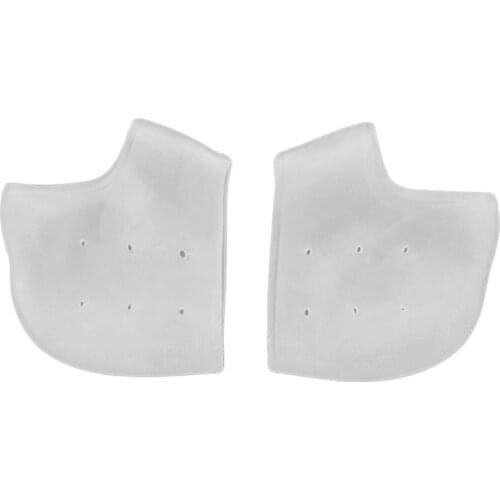 1 Pair Silicone Moisturizing Gel Heel Socks Cracked High Heel Protective Relieve Ease Heel Pain Foot Skin Care Tool Protectors