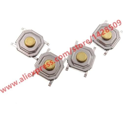 20pcs/lot 4X4X1.7mm Tactile Push Button Switch Tact 4 Pin Switch Micro Switches SMD