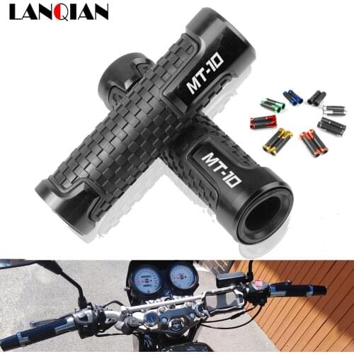 7/8'22MM CNC Aluminum plastic Hand Motorcycle handlebar grip handle bar Motorbike grips For Yamaha MT 10 03 07 09 125 MT-10 mt10