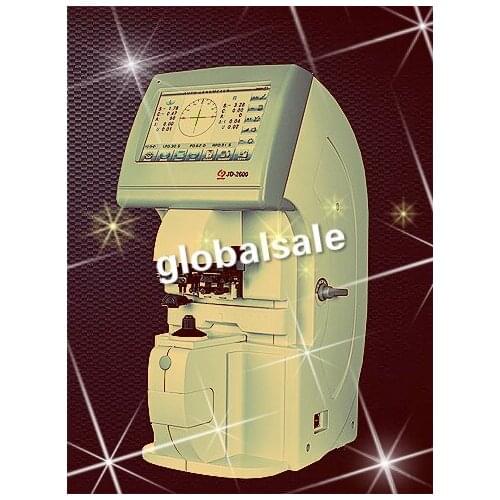 FREE SHIPPING JD2600 new model color touch screen LCD 7 inch optical auto digital lens meter, lensmeter, lensometer