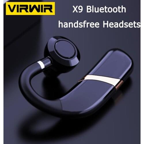 Handsfree Bluetooth Earphone Wireless Headphones Ear Hooh Headsets Music Earpiece With Noise reduction Mic For Business Driving
