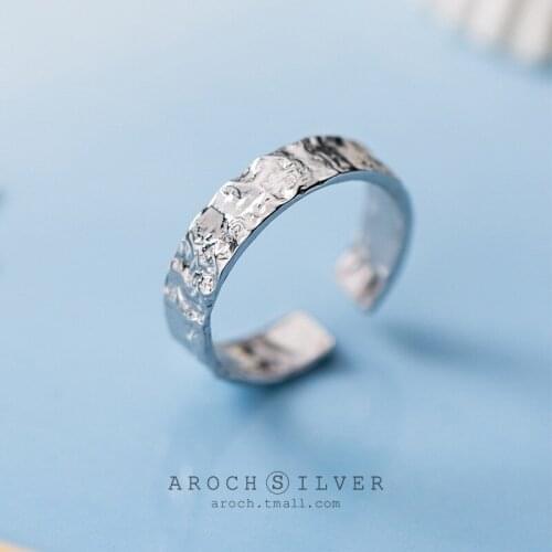 Bohemian Round Rings For Women Boho Rings Party Trend Korean Creative Geometric Irregular Jewelry Gift