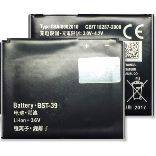 BST-39 For Sony Ericsson TM717 T707 W380 W380a W518 W518a W908c W910i Z555i W508 W508c 920mAh Battery