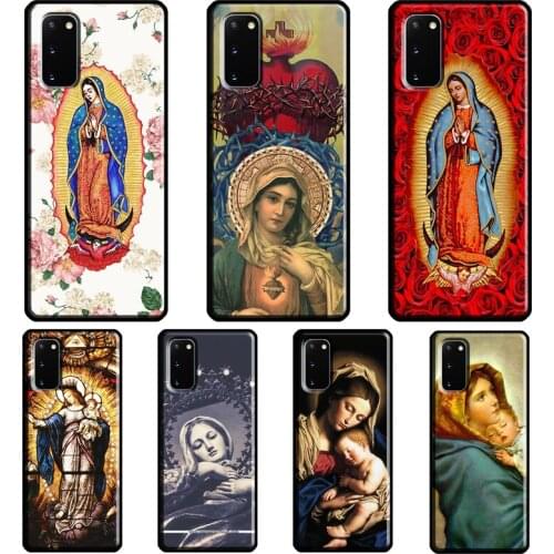 Virgin Mary Christian Case For Samsung Galaxy S10 S9 S8 Note 10 Plus Note 20 Ultra S20 FE S21 Ultra Phone Cover